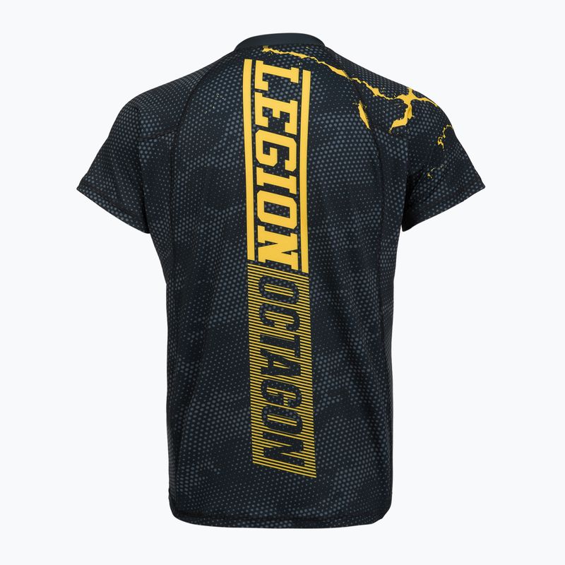 Herren-Rashguard Octagon Legion Premium black/yellow 2