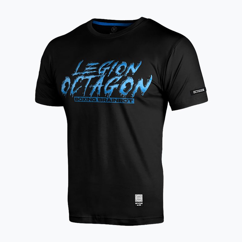 Herren-Shirt Octagon Legion Brainrot Boombullini Knockoutini black/multicolor