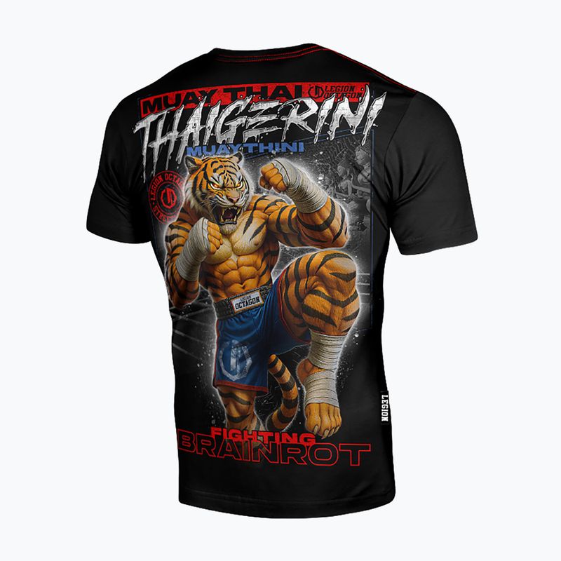 Herren-Shirt Octagon Legion Brainrot Thaigerini Muaythini black/multicolor 2