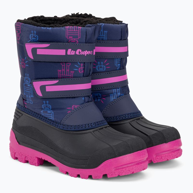 Lee Cooper Kinder-Schneestiefel LCJ-23-44-2007 navy/fuchsia 4