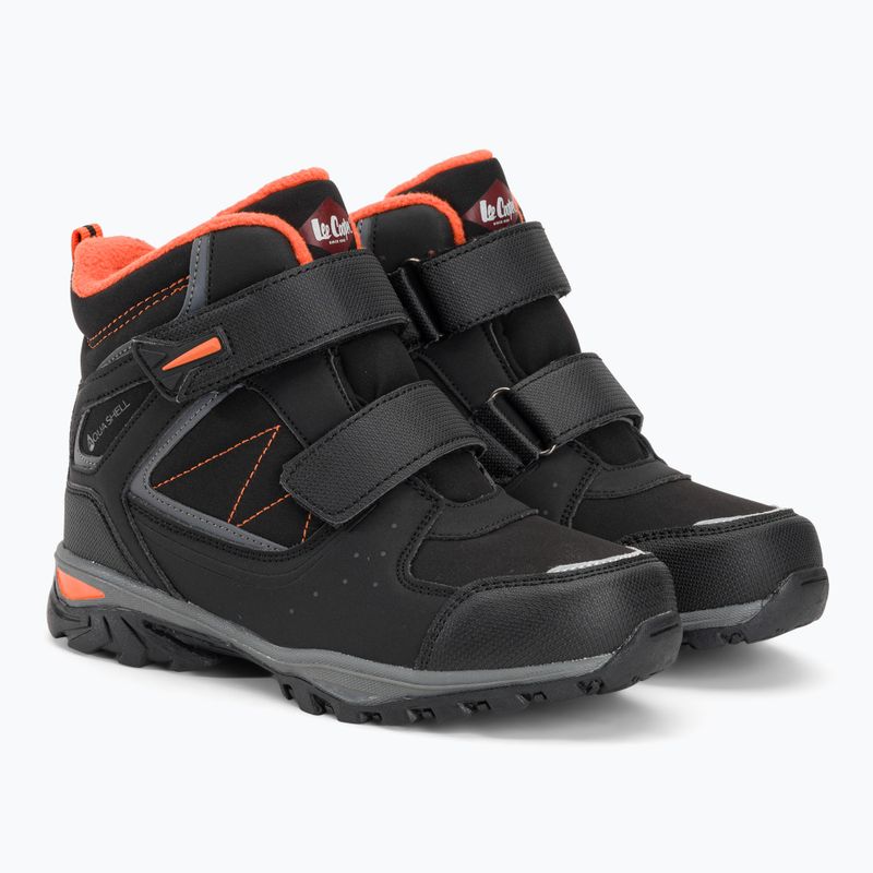 Lee Cooper Kinderschneestiefel LCJ-23-01-2060 schwarz/orange 4