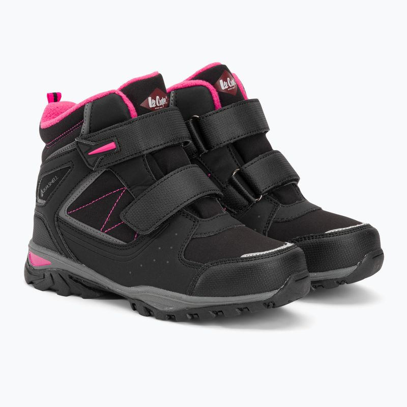 Lee Cooper Kinderschneestiefel LCJ-23-01-2061 schwarz/fuchsia