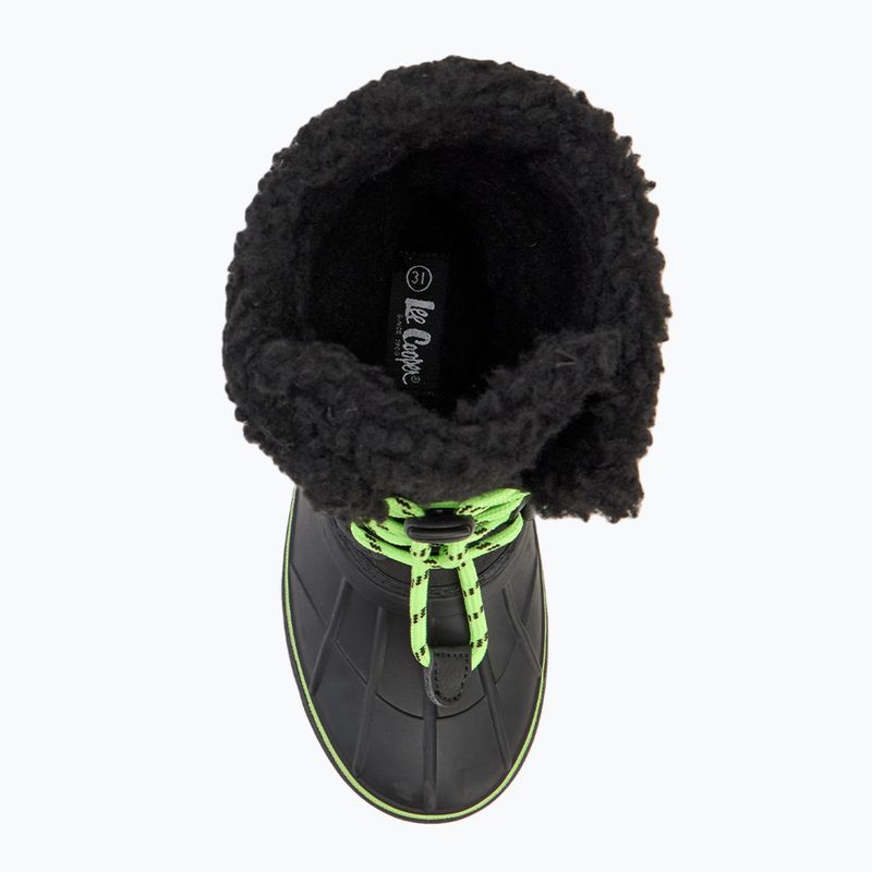 Lee Cooper Kinder-Schneestiefel LCJ-24-44-2856K schwarz / lime