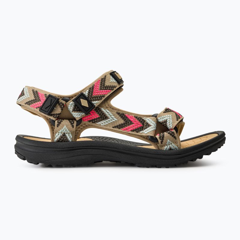 Lee Cooper Damen Sandalen LCW-24-34-2612 beige / rot 2