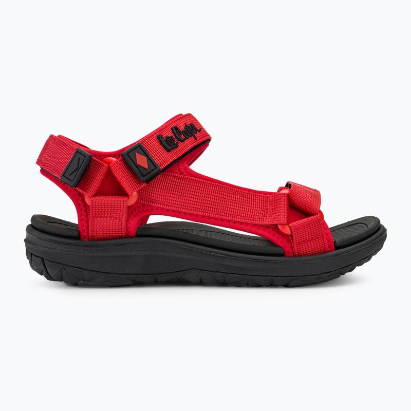 Lee Cooper Damen Sandalen LCW-24-34-2616L schwarz / rot 2