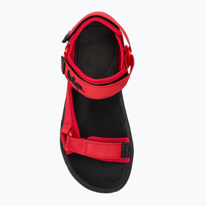 Lee Cooper Damen Sandalen LCW-24-34-2616L schwarz / rot 5