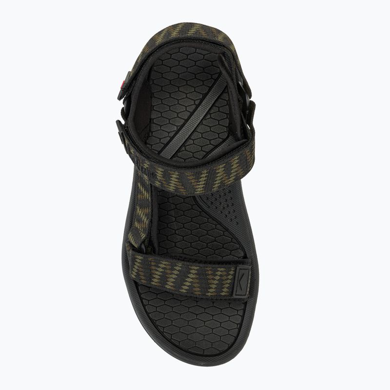 Lee Cooper Herren Sandalen LCW-24-34-2622 schwarz / oliv