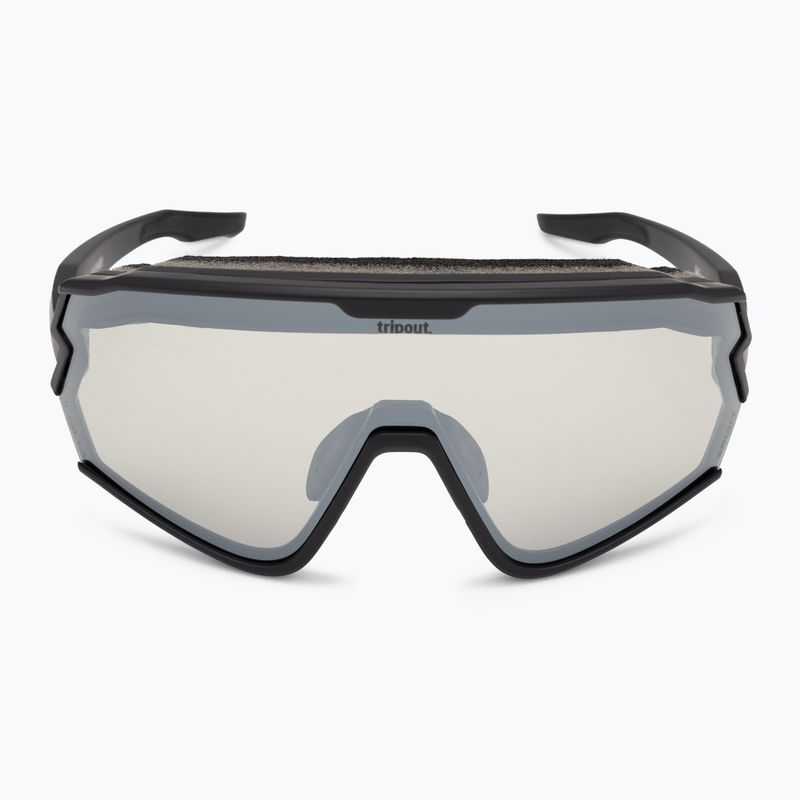 Tripout Infinity schwarz/dunkelsilberne phototrope Sonnenbrille 3