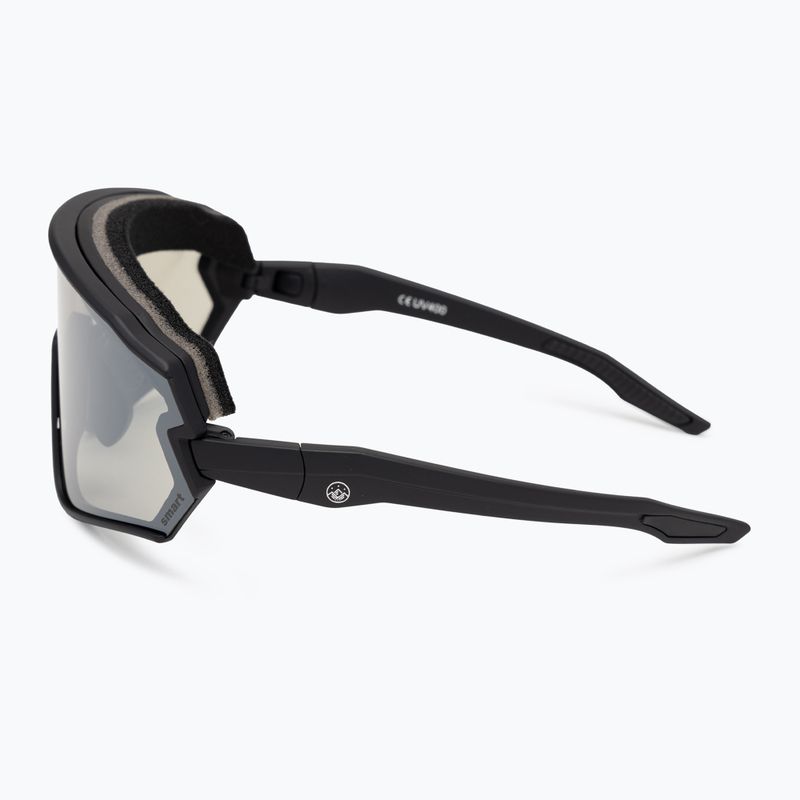 Tripout Infinity schwarz/dunkelsilberne phototrope Sonnenbrille 4