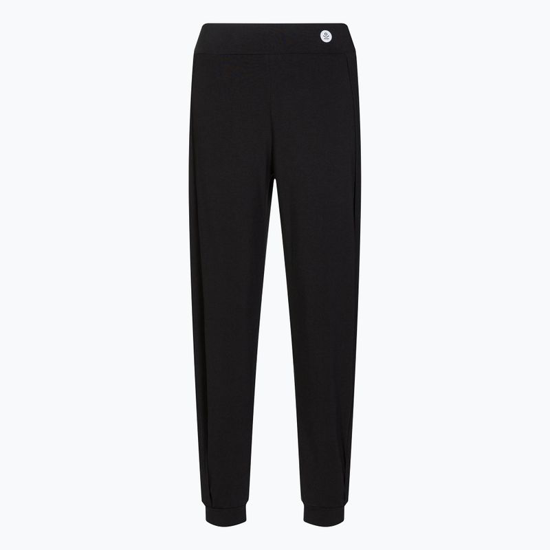 Damen Moonholi Crescent Open Yoga Jogginghose Sky schwarz 221