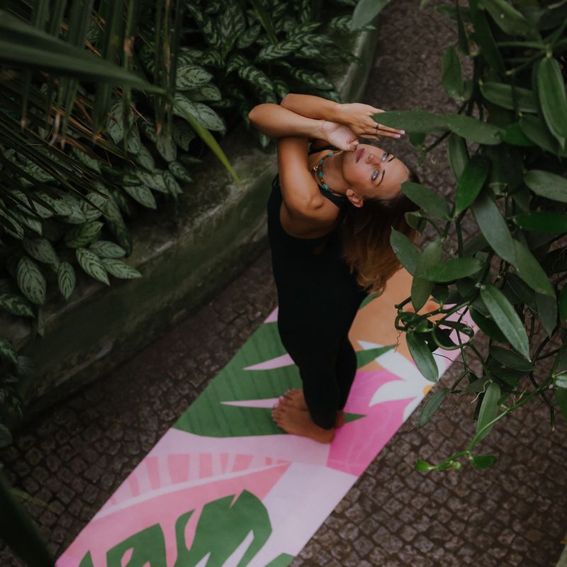 Moonhola TROPICANA TRAVEL Yogamatte 1 5 mm rosa SKU-120 6