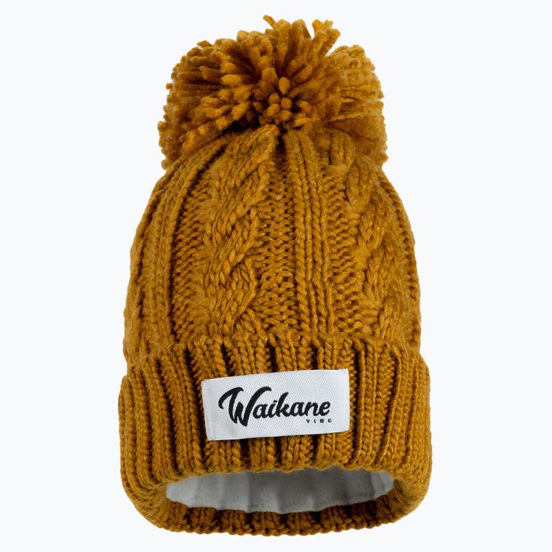 Waikane Vibe Senfbraune Damenmütze 2