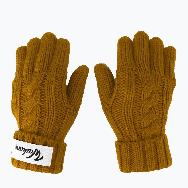 Damen-Trekkinghandschuhe Waikane Vibe Senfbraun 3
