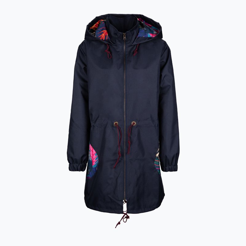 Waikane Vibe Blue Zebra Damen Regenjacke navy blau
