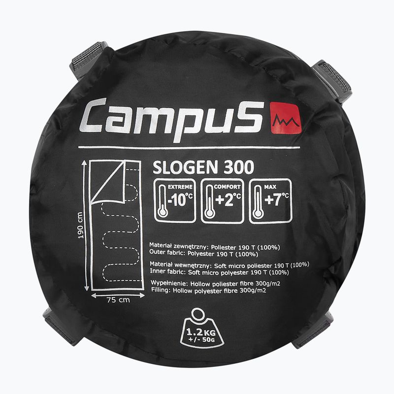 CampuS Slogen 300 Schlafsack grau CUP701123404 7