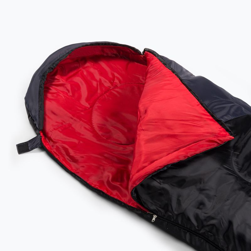 CampuS Kjerag 250 Schlafsack schwarz/rot CUP702123200 3