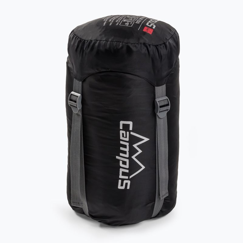 CampuS Kjerag 250 Schlafsack schwarz/rot CUP702123200 6