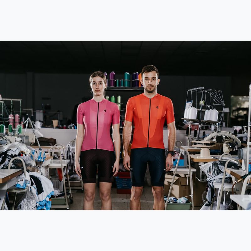 Herren Quest Superfly orange Fahrradtrikot 3