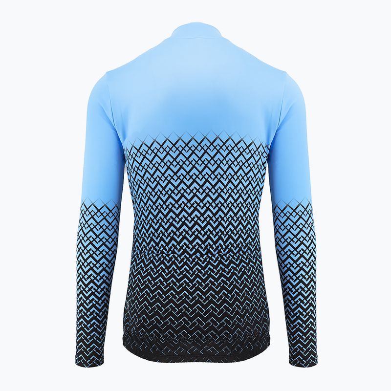 Fahrrad Sweatshirt Hoodie Herren Quest Limone blue 4