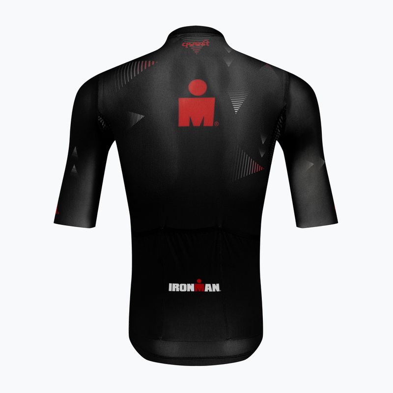 Fahrradtrikot Herren Quest Race Line France Iron Man black 2