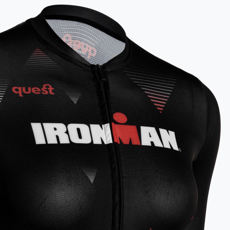 Fahrradtrikot Damen Quest Race Line France Iron Man black 3