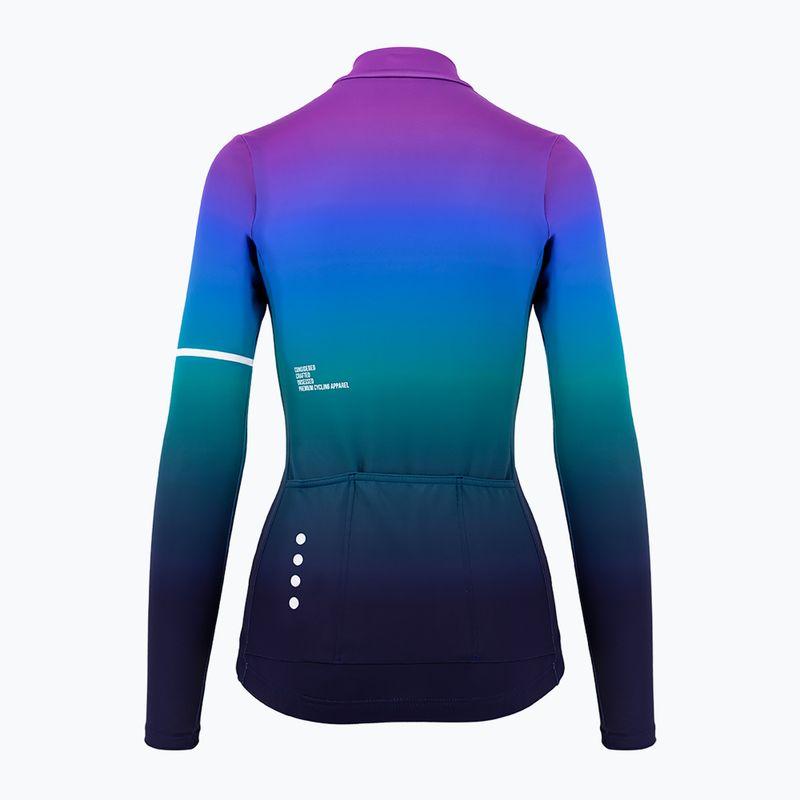 Fahrrad Sweatshirt Hoodie Damen Quest Amethyst blue 2
