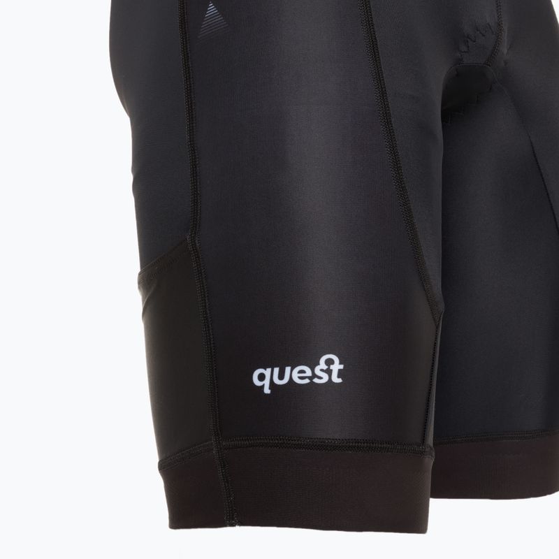 Quest Aerofit Base schwarzer Triathlonanzug für Herren 4