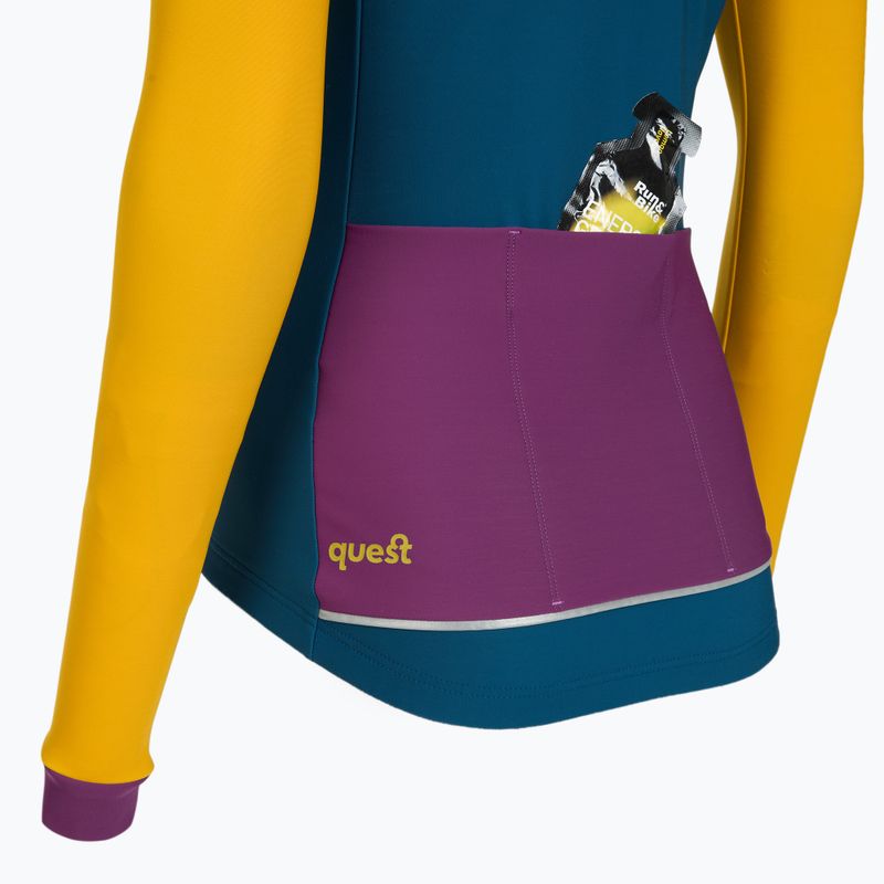 Damen-Radtrikot Quest Navigator green 4