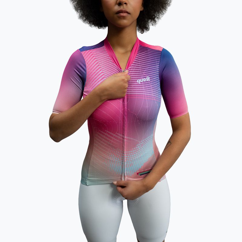 Radtrikot Damen Quest Pink Wind W 6