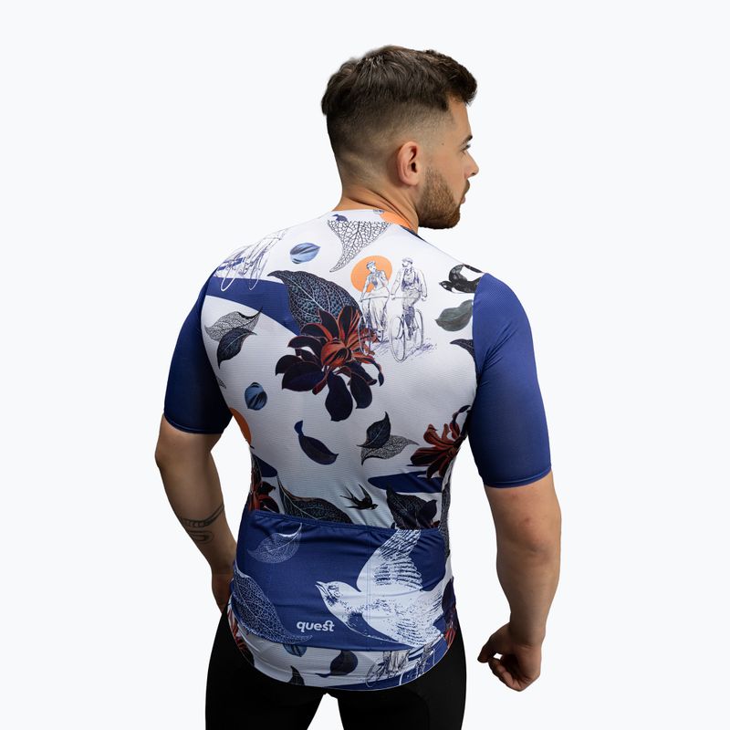 Herren Fahrradtrikot Quest Retro 3