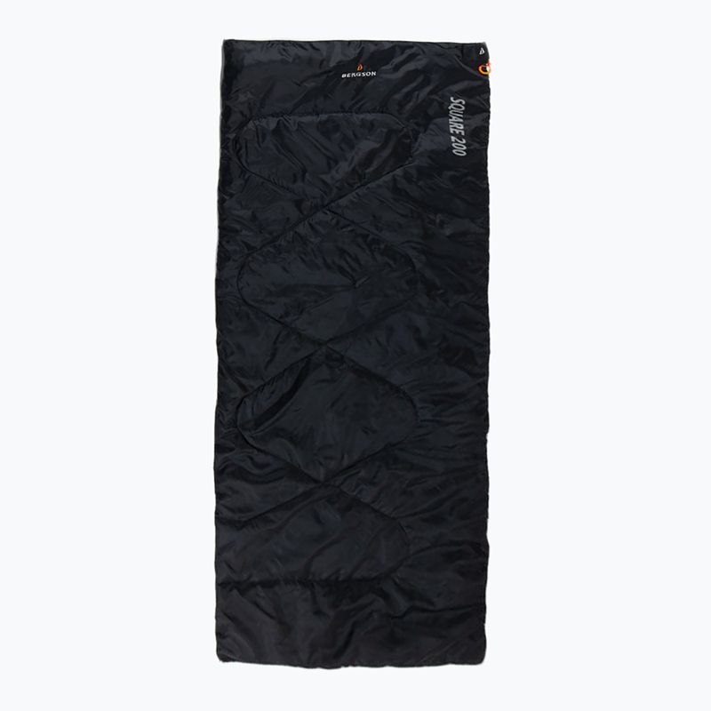 BERGSON Square 200 Schlafsack schwarz