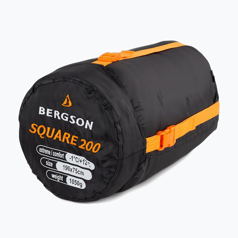 BERGSON Square 200 Schlafsack schwarz 6