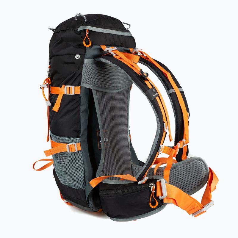 BERGSON Tunnebo 35 l Wanderrucksack schwarz/orange 4