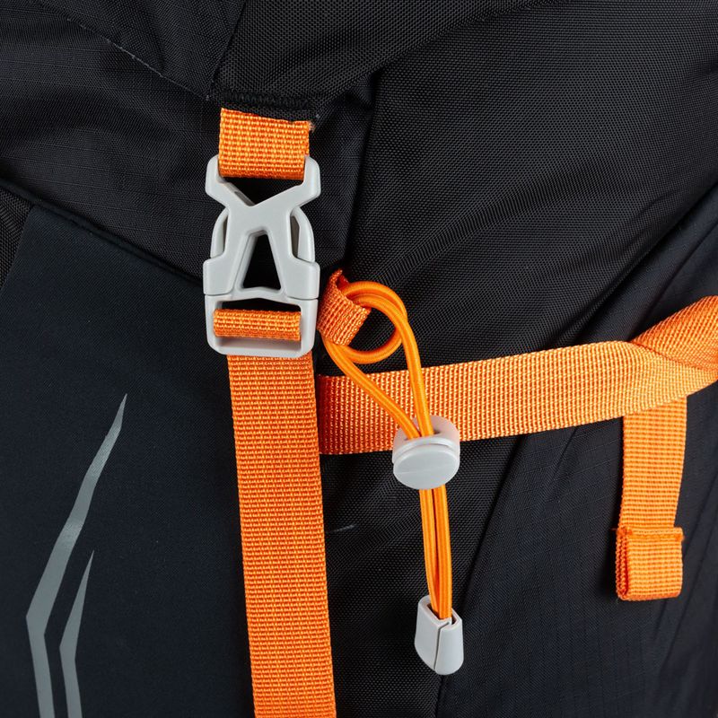 BERGSON Tunnebo 35 l Wanderrucksack schwarz/orange 10