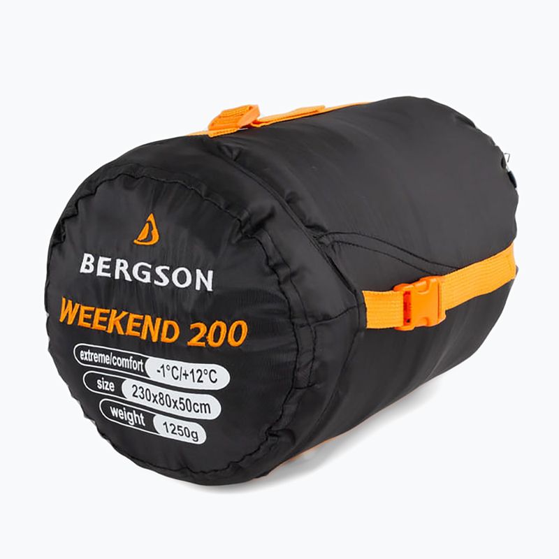 BERGSON Weekend 200 dark denim Schlafsack 8