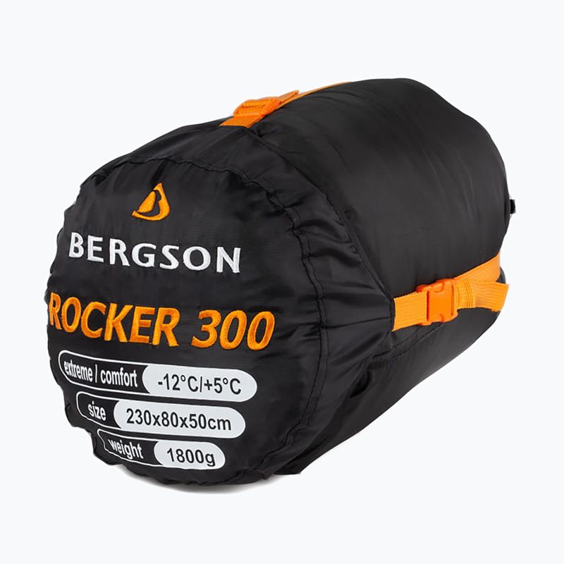 BERGSON Rocker 300 asphalt/navy Schlafsack 9