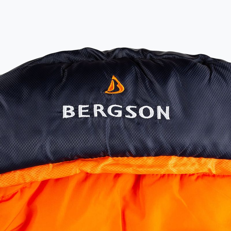 BERGSON Rocker 400 asphalt/navy Schlafsack 8