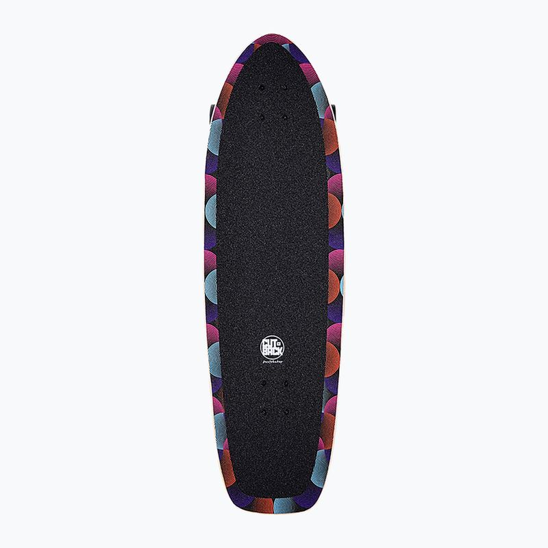 Surfskate Skateboard Cutback Big Wave 34" schwarz und Farbe CUT-SUR-BWA 8