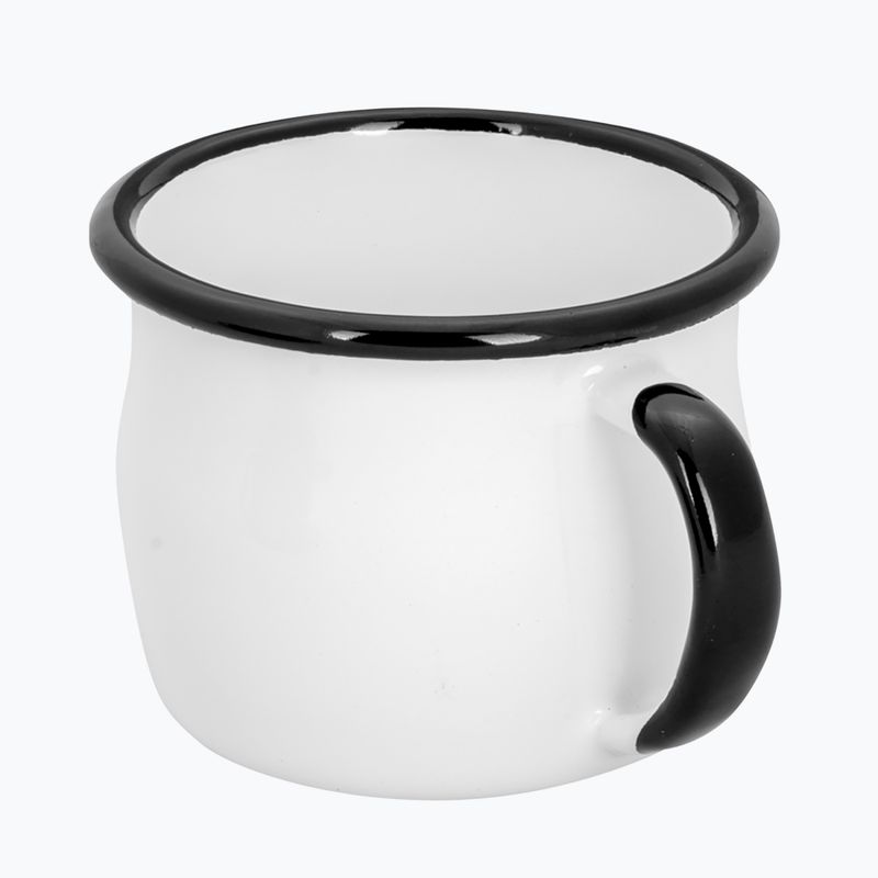 Campingbecher Alpinus Enamelled White Lynx 2