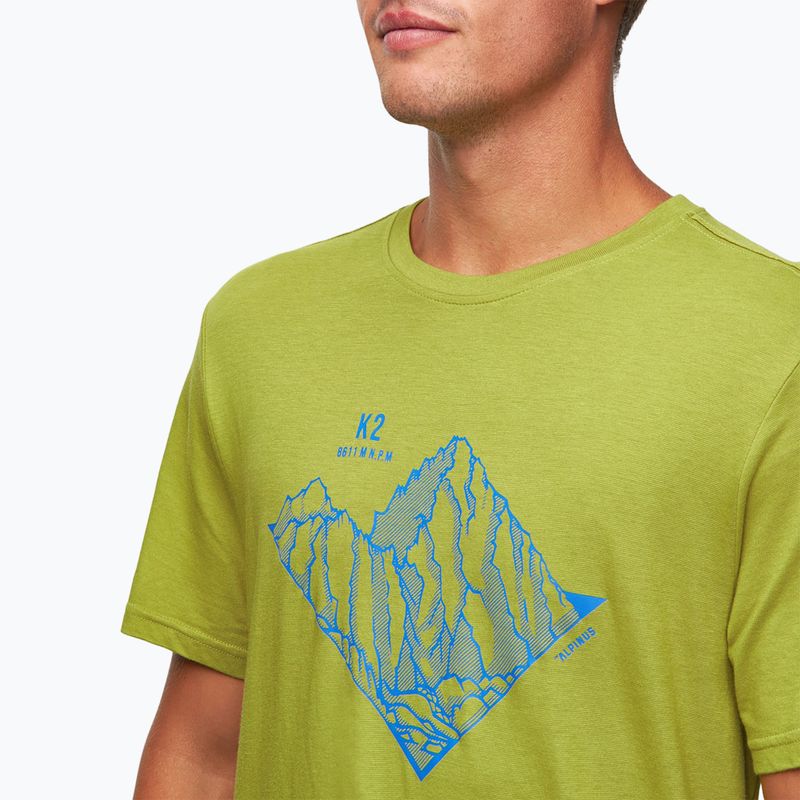 Alpinus Skilbrum Herren-T-Shirt oliv 4