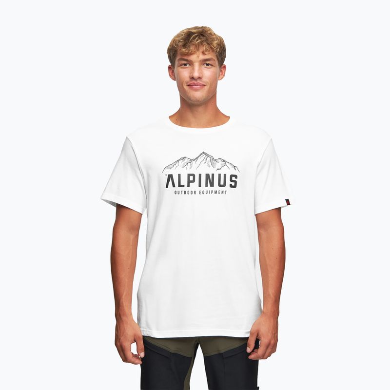 Alpinus Mountains Herren-T-Shirt weiß