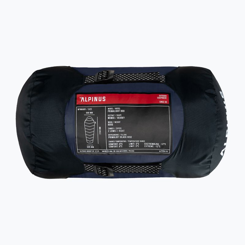 Alpinus Primalight 800 Schlafsack S11624 navy blau 9