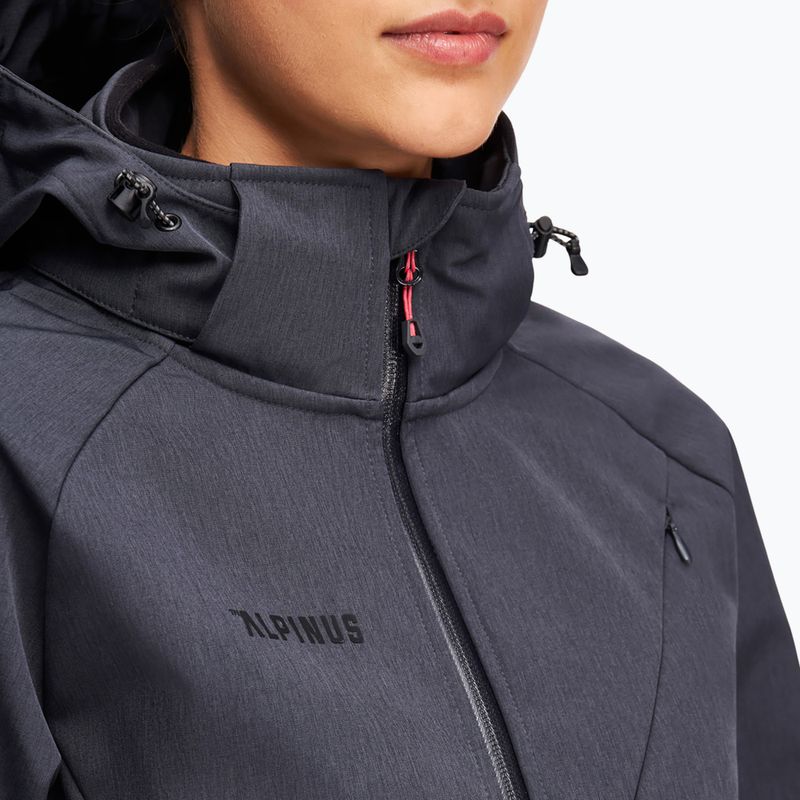 Damen-Softshelljacke Alpinus Minthi graphite/black 3