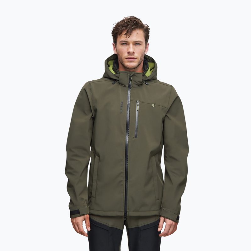 Alpinus Roignais Tactical Herren Softshell Jacke olivgrün