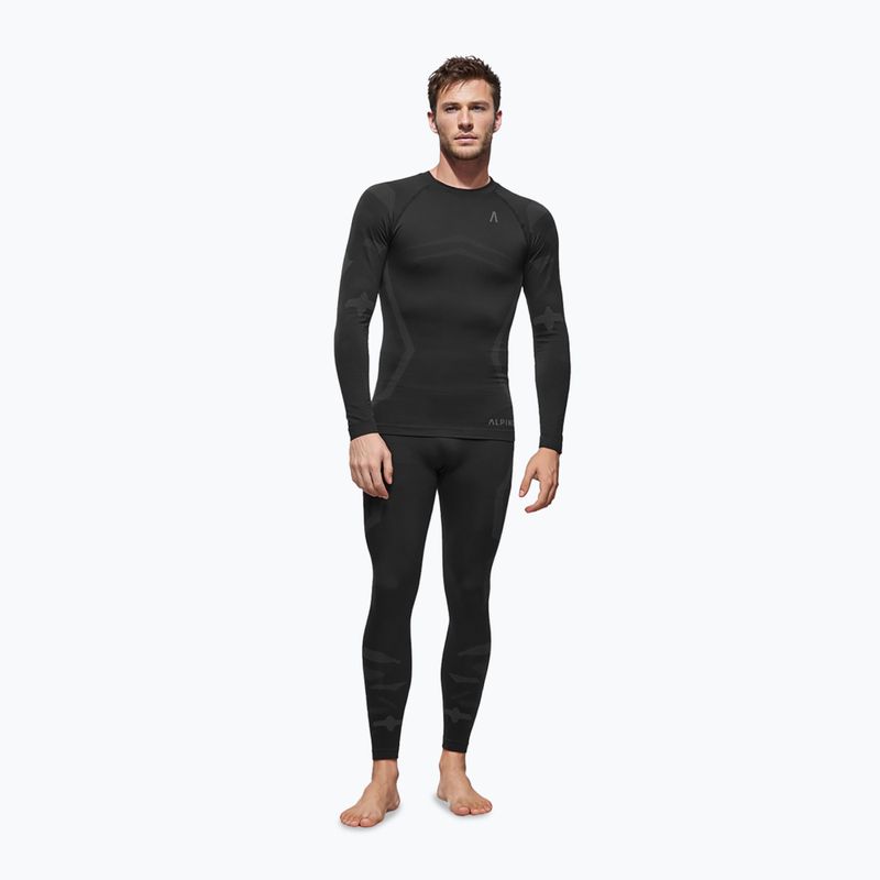 Herren Thermo-Unterwäsche-Set Alpinus Active Idre schwarz
