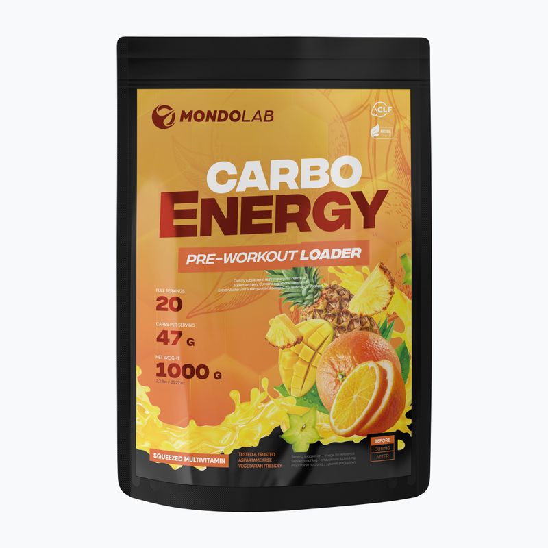Carbo Energy MONDOLAB Kohlenhydrate 1kg tropische Früchte MND012