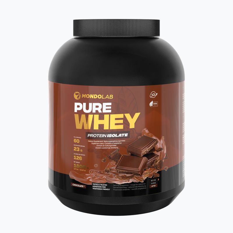 Reine Molke MONDOLAB Protein Isolat 1.8kg doppelte Schokolade MND003
