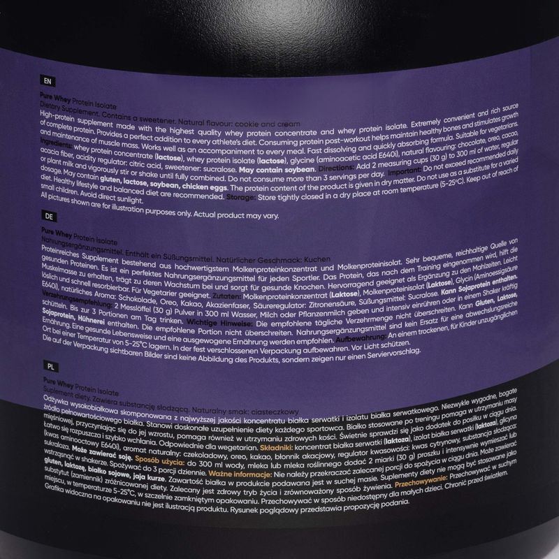 Reine Molke MONDOLAB Protein Isolat 1.8kg Kuchen MND006 2