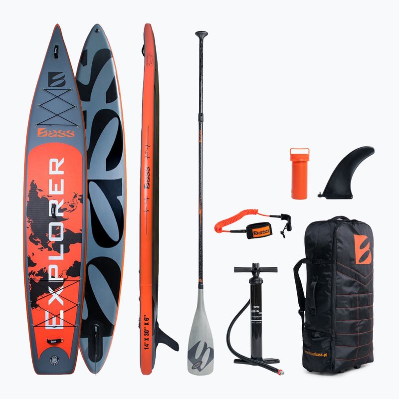 Bass SUP Explorer Brett orange-grau