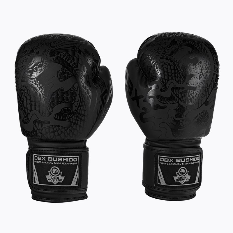 Boxhandschuhe DBX BUSHIDO "Black Dragon" schwarz B-2v18